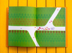 From 'Henri's Walk to Paris' 1962 - children's book by Saul Bass Found at: Brainpickings.org