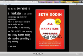 Screenshot - 82 Everyone is a Marketer by Seth Godin from What's Your Story by Joyce Hostyn