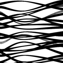 The swirls in the image are made up of numerous lines. Courtesy of: www.openprocessing.org