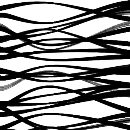 The swirls in the image are made up of numerous lines. Courtesy of: www.openprocessing.org